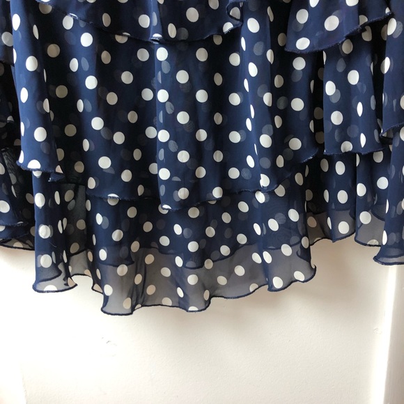 Show me your mumu off the shoulder top S small polka dot chi chi bell sleeve - Picture 10 of 13